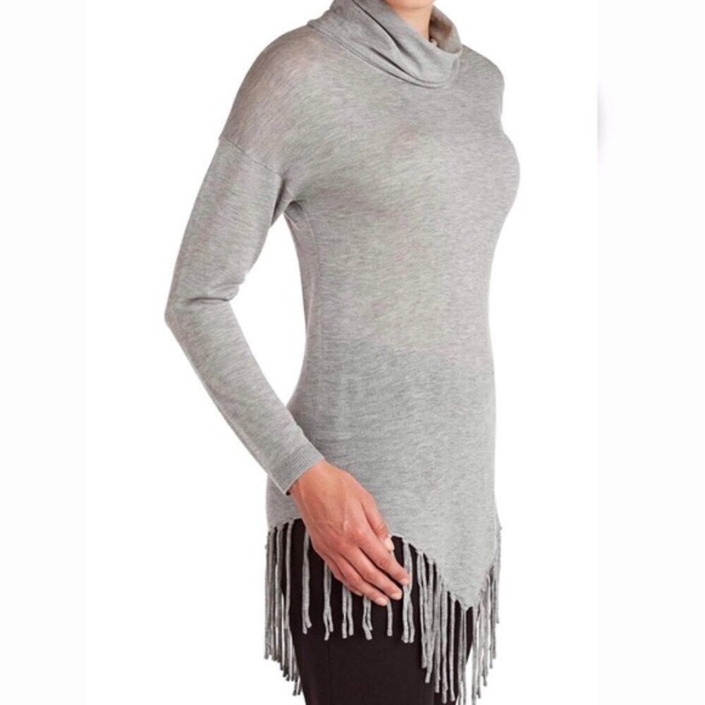 Peter Nygard Fringe Cowl Neck Top - Picture 4 of 16